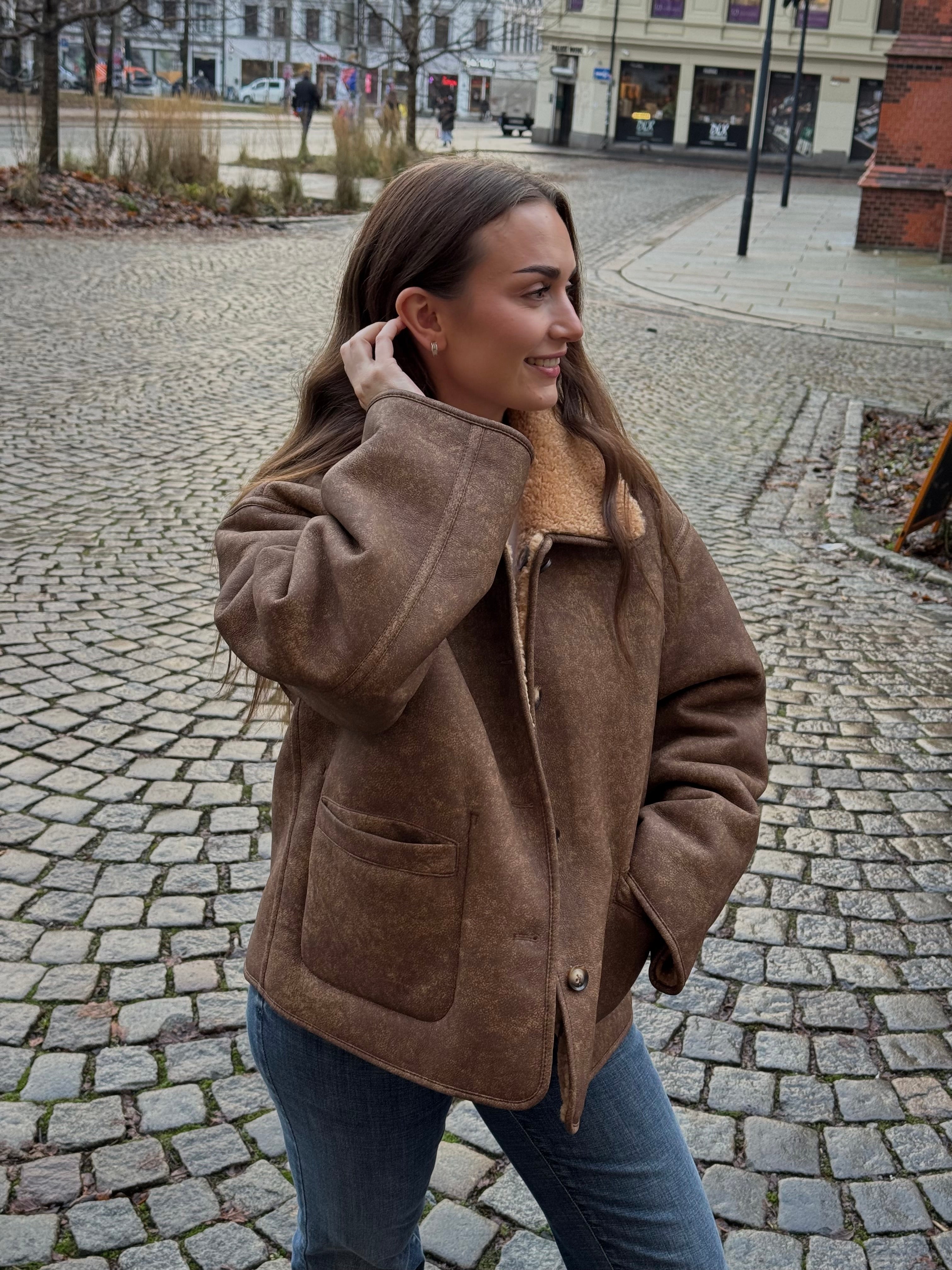 OBJSHARRI Jacket - Tannin